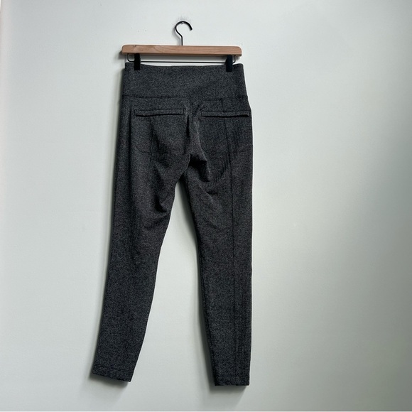 Athleta Delancey Herringbone Tight Leggings Small Abalone Zip Pockets 487663 - Picture 12 of 15